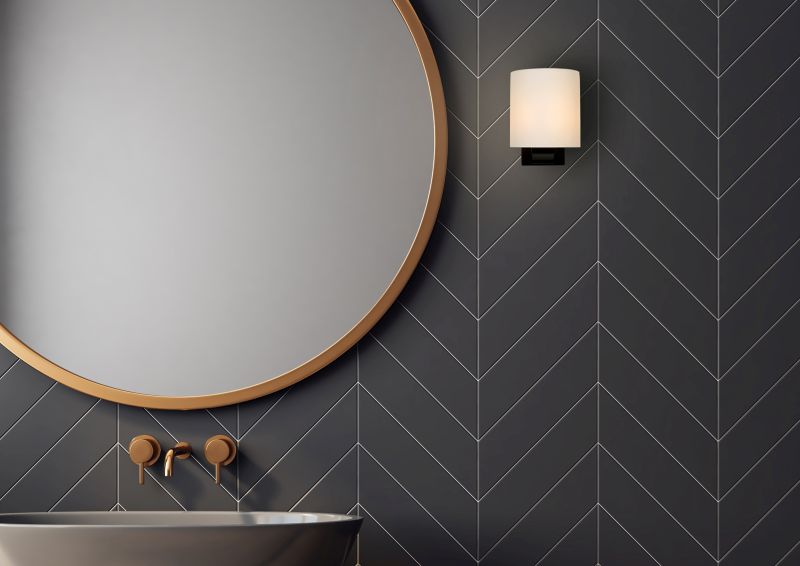 Lucide JELTE - Nástenné svietidlo Kúpeľňa - Ø 12 cm - 1xG9 - IP44 - Čierna